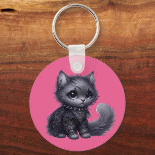 Porte-clés Goth Kitten doux