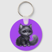 Porte-clés Goth Kitten doux (Verso)