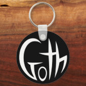 Porte-clés Goth (Lettres Pointées) (Recto)