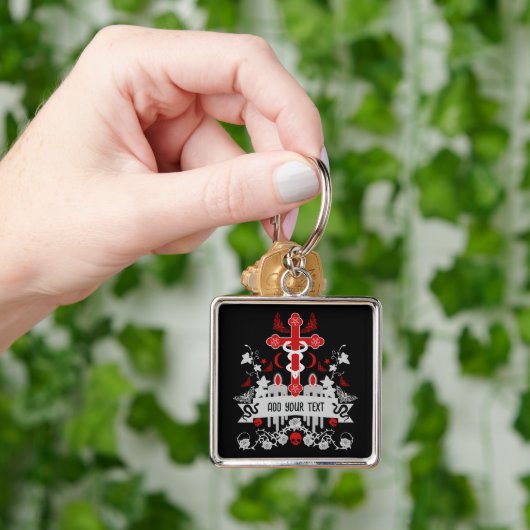 Porte-clés Goth Post Punk Mode (main)