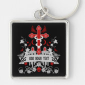 Porte-clés Goth Post Punk Mode (Devant)