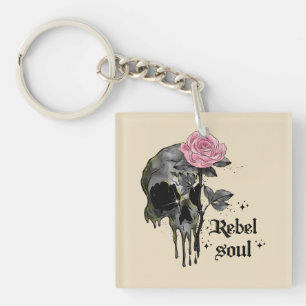 Porte-clés Goth Skull Rebel Soul