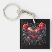 Porte-clés Gothic Heart Valentine Keychain (Devant)