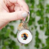 Porte-clés Gothic Raven Funny Halloween F Caw F Coffee (main)