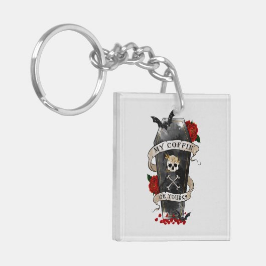 Porte-clés Gothique Funny Coffin (Devant gauche)