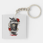Porte-clés Gothique Funny Coffin (Dos)
