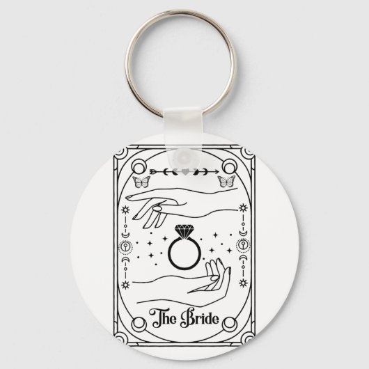 Porte-clés Gothique Mariée Cuisine Coven Tarot Halloween Bach (Recto)