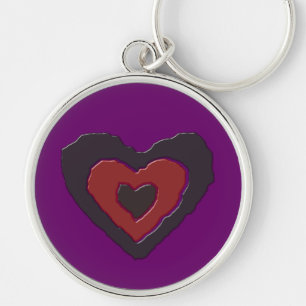 Porte-clés Gothique Melting Love Heart Keychain