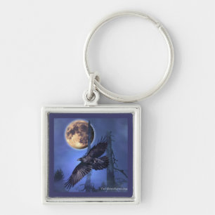 Porte-clés gothique mystique RAVEN & Moon