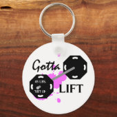Porte-clés Gotta Lift Porte - clé d'haltérophilie (Recto)