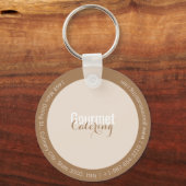 Porte-clés Gourmet Catering Keychain (Verso)
