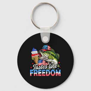 Porte-clés Goûts Comme Liberté B Pêche Patriotique 4 Juil