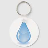 Porte-clés Goutte d'Eau Brillante (Recto)