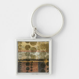 Porte-clés Gouttelettes vertes circulaires