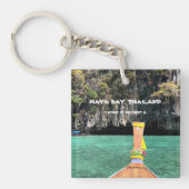 Porte-clés GPS de Maya Bay Thaïlande (Devant)