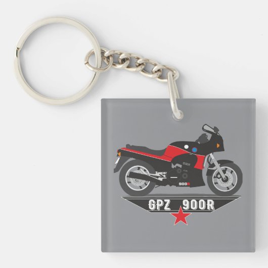 Porte-clés GPZ900R moto (Devant)