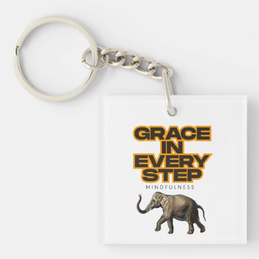 Porte-clés Grâce à chaque pas (Devant)