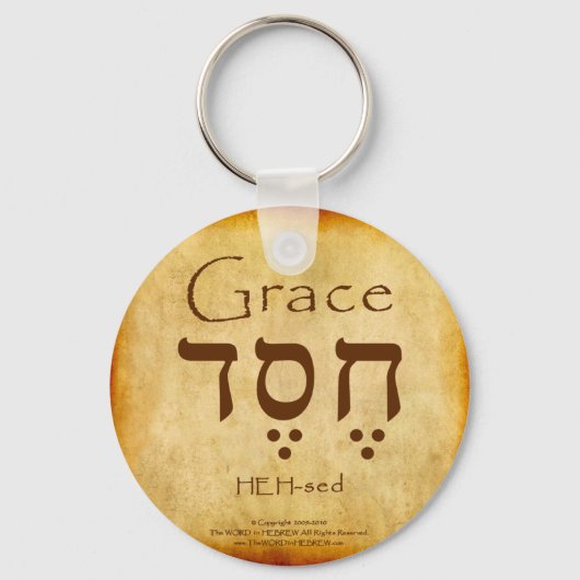 PORTE-CLÉS GRACE HEBREW PORTE - CLÉ (Recto)