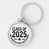 Porte-clés Grad Star Class of 2025 Graduation (Devant)