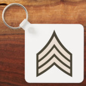 Porte-clés grade de sergent de l'armée (Recto)