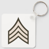 Porte-clés grade de sergent de l'armée (Dos)