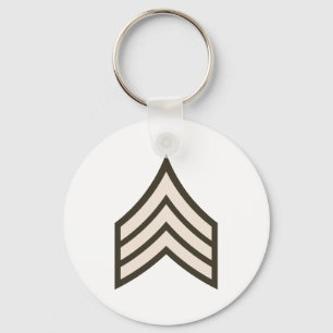 Porte-clés grade de sergent de l'armée