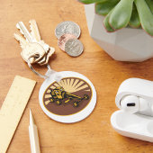 Porte-clés Grader rétro