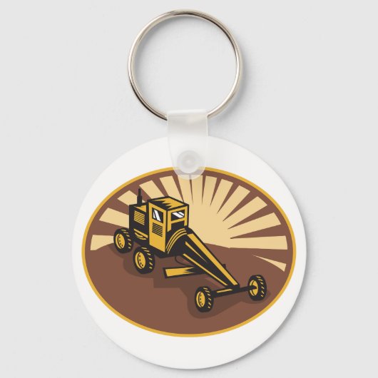 Porte-clés Grader rétro (Verso)