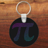 Porte-clés Gradient | Happy Pi Day Math (Recto)