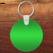 Porte-clés Gradient vert brillant - Emerald Greens Modèle B (Recto)