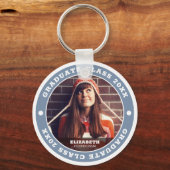 Porte-clés Graduate Class of 20XX Graduation Photo (Recto)