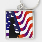 Porte-clés Graduate#-Premium Carré Porte - clé (Devant)