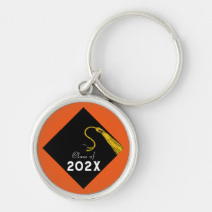 Porte-clés Graduation 2025 Orange Keepsaké