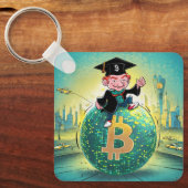 Porte-clés Graduation Bitcoin (Recto)