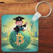 Porte-clés Graduation Bitcoin (Verso)
