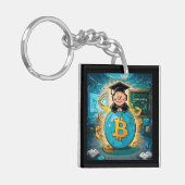 Porte-clés Graduation de crypto-monnaie (Devant gauche)