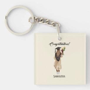 Porte-clés Graduation de l'aquarelle personnalisée (6)