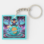 Porte-clés Graduation en cristaux (Dos)