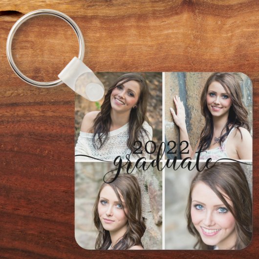 Porte-clés GRADUT 5 classe photo Script de l'année (Recto)