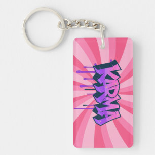 Porte-clés Graffiti art "KARMA"