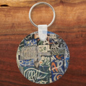 Porte-clés Graffiti coloré (Recto)