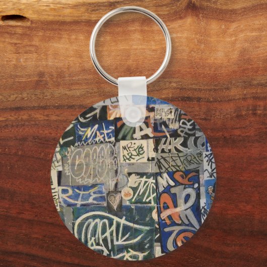 Porte-clés Graffiti coloré (Recto)