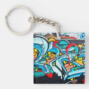 Porte-clés Graffiti de métro urbain
