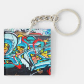 Porte-clés Graffiti de métro urbain (Dos)