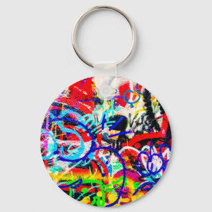 Porte-clés Graffiti fou graveleux