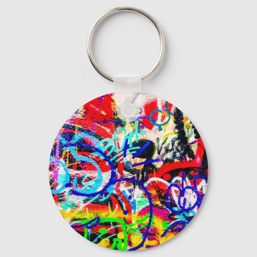 Porte-clés Graffiti Gritty Crazy (Recto)