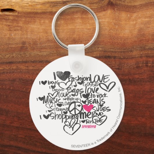 Porte-clés Graffiti Magenta (Recto)