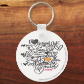 Porte-clés Graffiti Orange (Recto)