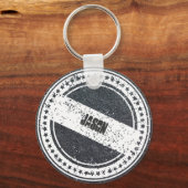 Porte-clés Grain de charbon Faux Cuir (Recto)