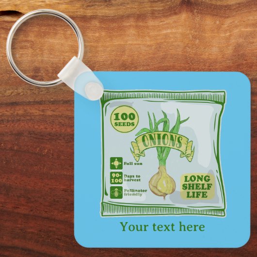 Porte-clés Graines d'oignon (Recto)